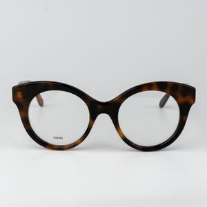 Loewe CURVY Men Eyeglasses Havana Round LW50074I 052 NEW AUTHENTIC